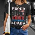 Proud Army National Guard Dad Fathers Day Veteran Unisex T-Shirt Gifts for Her
