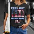 Proud Army National Guard Dad Usa Veteran Military Unisex T-Shirt Gifts for Her