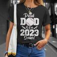 Proud Dad Of A Baseball Senior 2023 Funny Baseball Dad Unisex T-Shirt Gifts for Her