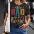 Proud Dad Official Teenager Funny Bday Party 13 Year Old Unisex T-Shirt Gifts for Her