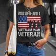 Proud Son-In-Law Vietnam War Veteran Matching Father-In-Law T-Shirt Gifts for Her