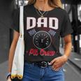 Race Car Birthday Party Racing Family Dad Pit Crew V2T-shirt Gifts for Her