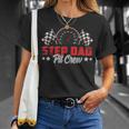 Race Car Birthday Party Racing Family Step Dad Pit Crew Unisex T-Shirt Gifts for Her