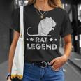 Rat Legend Vintage Nager Rattenliebhaber Maus Ratten Besitzer T-Shirt Geschenke für Sie