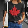 Red Maple LeafShirt Canada Day Edition Unisex T-Shirt Gifts for Her