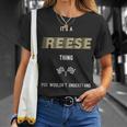 Reese Cool Last Name Family Names Unisex T-Shirt Gifts for Her