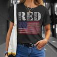 Remember Everyone Deployed Red Friday Us Military Support Unisex T-Shirt Gifts for Her