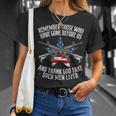 Remember The Fallen Soldiers Usa Flag American Memorial Day T-Shirt Gifts for Her