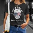 Republican Just A Regular Dad Trying Not To Raise Liberals V2 T-Shirt Gifts for Her