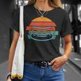 Retro Burger Sunset T-Shirt für Herren – Vintage Design Schwarz Geschenke für Sie