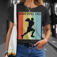 Retro Vintage Basketball Dad Coach Fathers Day Basketball T-shirt Gifts for Her