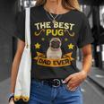 Retro Vintage Best Pug Dad Ever Fathers Day Gift Gift For Mens Unisex T-Shirt Gifts for Her