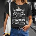 Rudd Blood Runs Through My Veins Unisex T-Shirt Gifts for Her