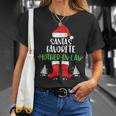 Santa’S Favorite Mother In Law Family Matching ChristmasUnisex T-Shirt Gifts for Her