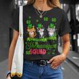 Shenanigan Squad St Patricks Day Leprechaun Cat Lover T-shirt Gifts for Her