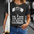 Skydiver Base Jump Dad T-Shirt - Der Mann, Mythos, Fallschirmlegende Geschenke für Sie