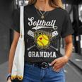 Softball Grandma Leopard Game Day Softball Mother’S Day Unisex T-Shirt Gifts for Her