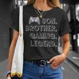 Sohn Bruder Gaming Legend Gaming Nage Boys Gamer T-Shirt Geschenke für Sie
