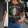 St Patrick Was Italian St Patricks Day Hat Clover Vintage T-Shirt Gifts for Her
