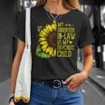 Sunflower My Daughterinlaw Is My Favorite Child Gift For Womens Unisex T-Shirt Gifts for Her