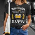 Sven Vorname Geschenk Geburtstag Lustiges Bier Sprüche T-Shirt Geschenke für Sie