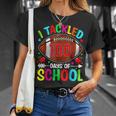 I Tackled 100 Day Of School Football Boy 100Th Day Of School V9 T-shirt Gifts for Her