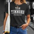 Team Timmons Lifetime Member Last Name T-shirt Gifts for Her