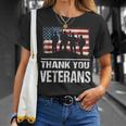 Thank You Military Veterans Veterans Day Unisex T-Shirt Gifts for Her
