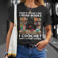 That S What I Do I Read Books Crochet And I Know Things Cat T-Shirt Gifts for Her