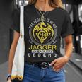 The Legend Is Alive Jagger Family Name Unisex T-Shirt Gifts for Her