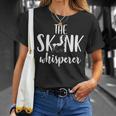 The Skunk Whisperer Funny For Skunk Lovers Mm Unisex T-Shirt Gifts for Her
