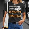 Mens Only Thing I Love More Than Being A Farmer Grandpa T-Shirt Gifts for Her