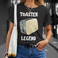 Toaster Legend T-Shirt für Brot- und Toastliebhaber, Frühstücksidee Geschenke für Sie