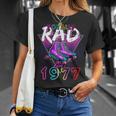 Totally Rad Since 1977 80S 45Th Birthday Roller Skating T-shirt Gifts for Her