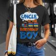 Train Bday Railroad Uncle Of The Birthday Boy Theme Party Unisex T-Shirt Gifts for Her