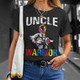 Uncle Of A Warrior Autism Awareness Unisex T-Shirt Gifts for Her