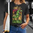 Unclesaurus Uncle Saurus Trex Dinosaur Matching Family Gift For Mens Unisex T-Shirt Gifts for Her