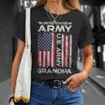 United States Army Grandpa American Flag For Veteran Gift Unisex T-Shirt Gifts for Her