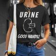 Urine Good Hands Dialysis Technician Pun Renal Nurse T-shirt Gifts for Her