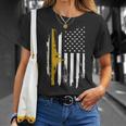 Uss Nevada Bb-36 Battleship American Flag T-Shirt Gifts for Her