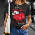 This Is My Valentine Nurse Cute Love Hearts Valentines Day T-shirt Gifts for Her