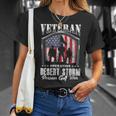 Veteran Operation Desert Storm Persian Gulf War T-Shirt Gifts for Her