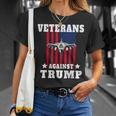 Veterans Against Trump Anti Trump Military Gifts Unisex T-Shirt Gifts for Her