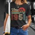 Vintage 1951 T-Shirt für 72. Geburtstag, Retro Look für Frauen und Männer Geschenke für Sie