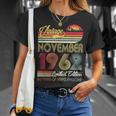 Vintage November 1962 T-Shirt, 60. Geburtstag Männer Frauen Geschenke für Sie