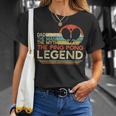 Mens Vintage Ping Pong Dad Man The Myth The Legend Table Tennis T-Shirt Gifts for Her