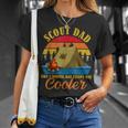 Vintage Scout Dad Except Way Cooler Normal Dad Fathers Day T-Shirt Gifts for Her
