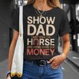 Mens Vintage Show Horse Dad Livestock Shows T-Shirt Gifts for Her