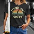 Mens Vintage Tennis Dad Just Like A Normal Dad Only Cooler T-Shirt Gifts for Her