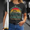 Mens Vintage Tractor Dad Like A Regular Dad Tractor Fathers Day T-Shirt Gifts for Her